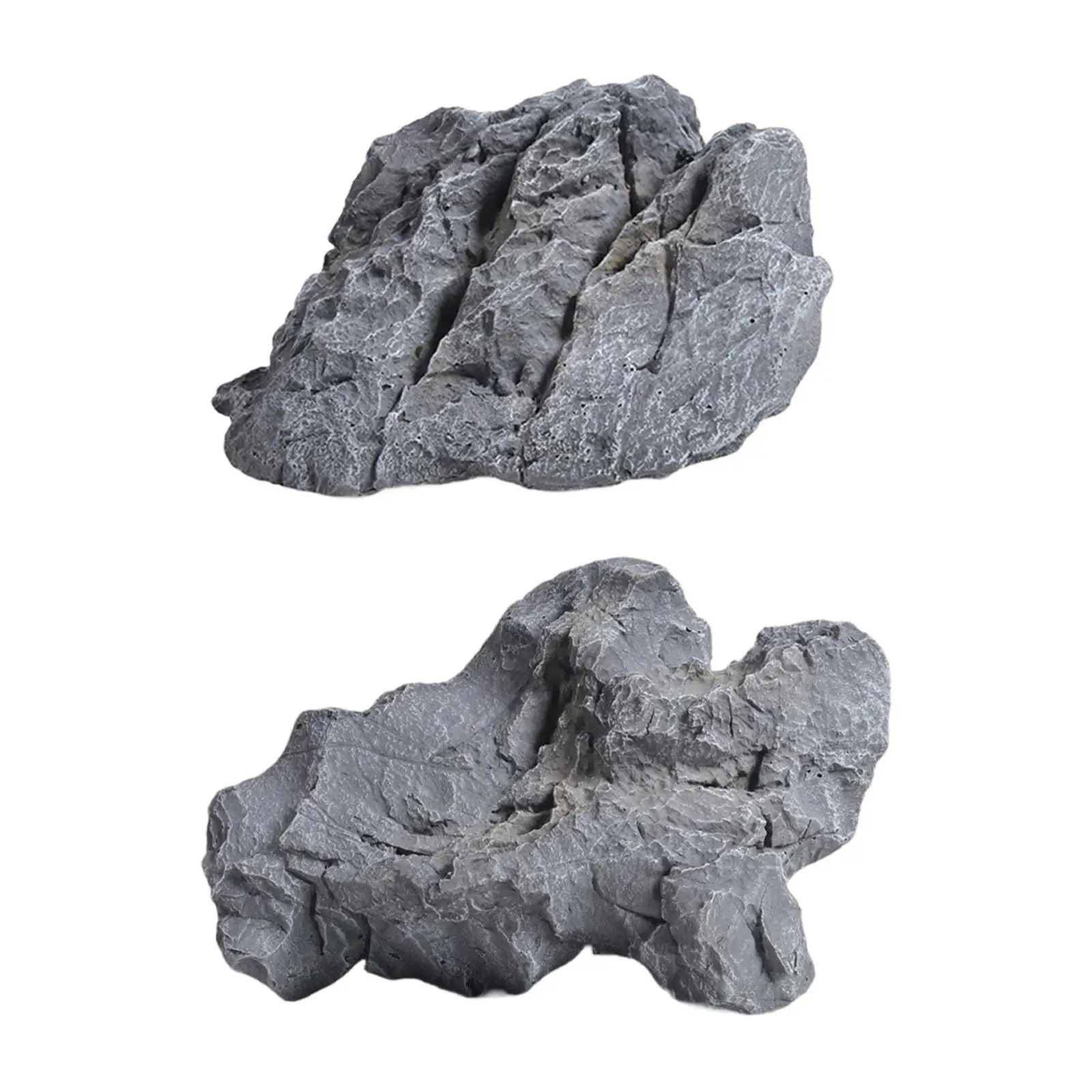 Imitation Rock Landscape Decoration Multifunctional Background Props Lightweight Natural Texture Realistic for Balcony Garden
