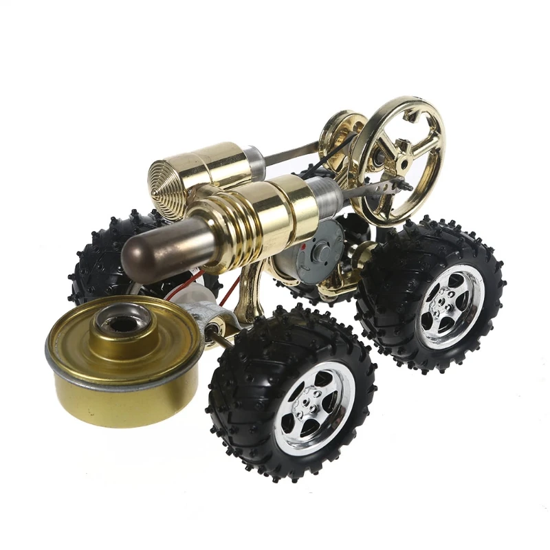 Imagem -04 - Metal Mini Car Assembly Model Toy Motor Faça Você Mesmo Motor Elétrico Kit de Construção de Veículos Automotivos Motor de Mesa para Adultos e Crianças