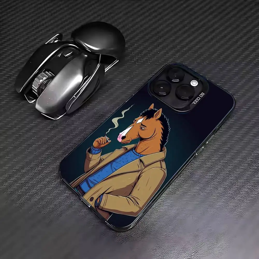 Self-Loathing  B-BoJacks Horsemans  Phone Case Gradient Silver Case For iPhone 17,16,15,14,12,13,11 Plus,Pro Max,XS view 6