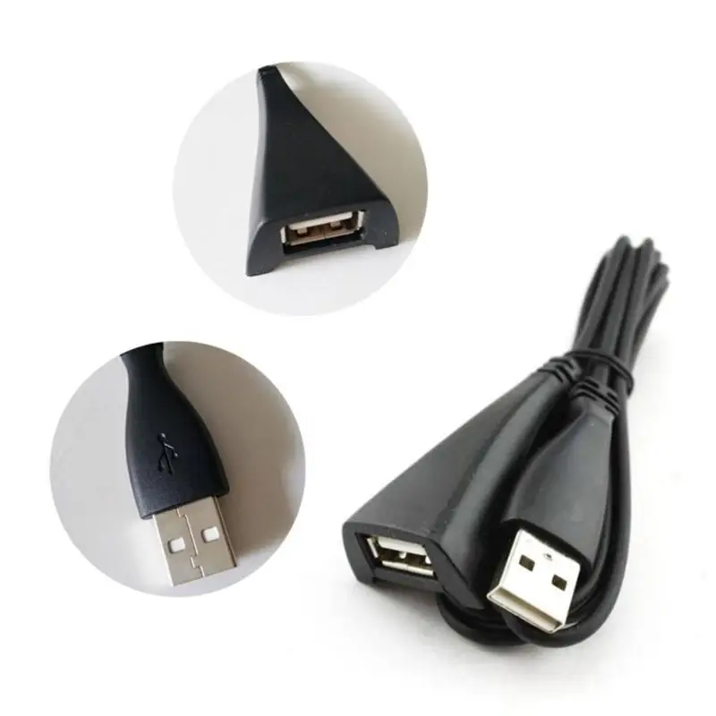 Y1UB Metal Reinforced USB2.0 Extender Cord 150CM For Uninterrupted Wireless Receiver Operation