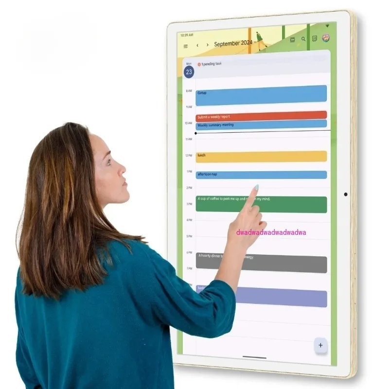 

Цифровой семейный календарь, настенный сенсорный экран, Android 14, дерево 27, 32-дюймовый интеллектуальный цифровой календарь, интерактивный дисплей