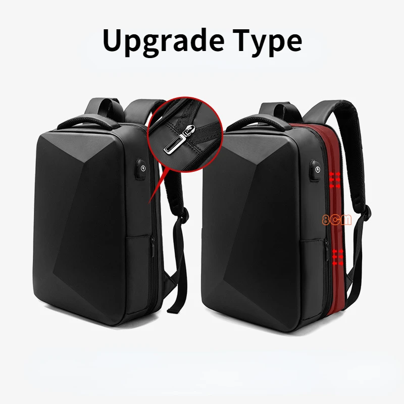 New Design Waterproof School Backpacks USB Charging Men Business Travel Bag Laptop Backpack Anti-theft Backpack Shoulder Bag