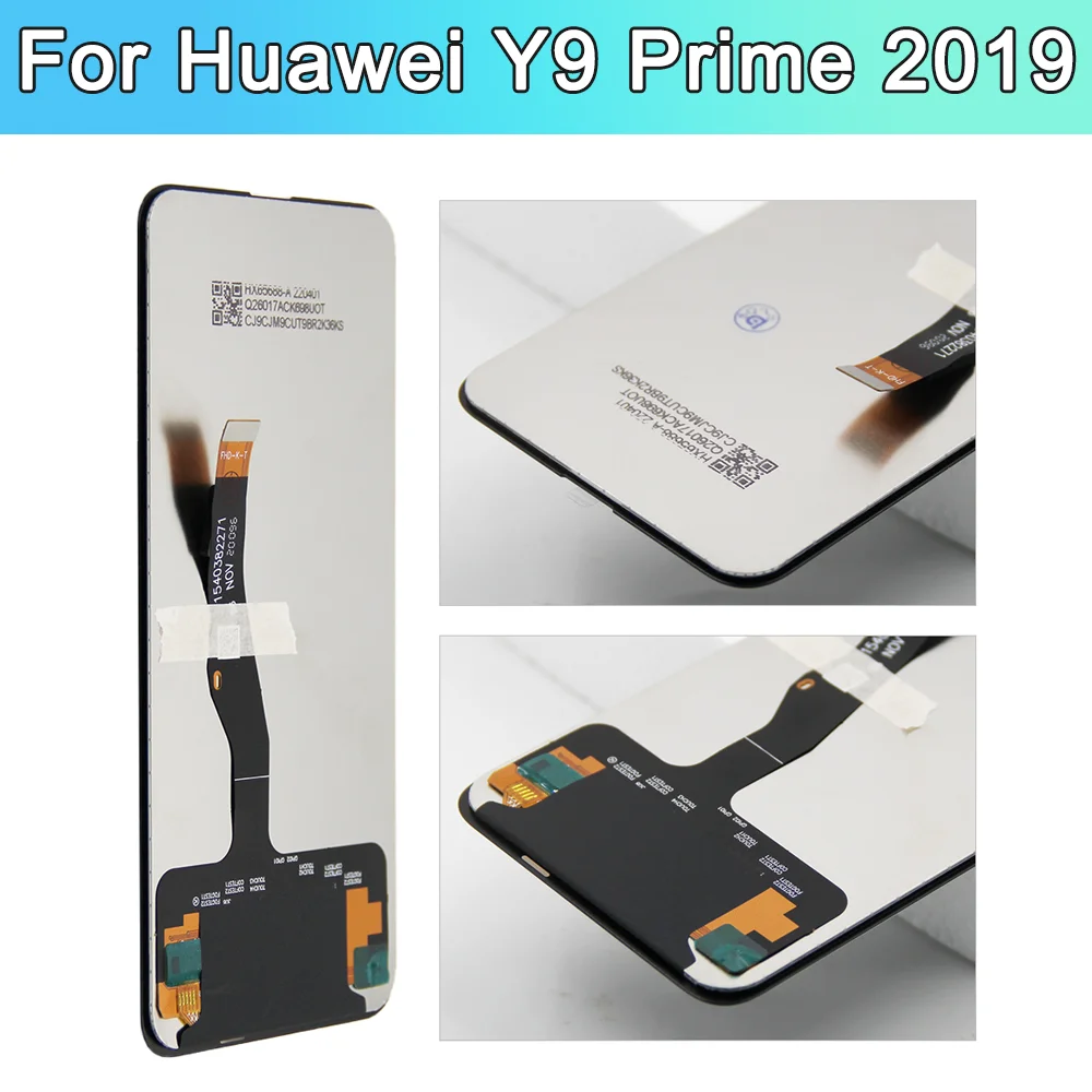 OLED Display For Huawei Y9 Prime 2019 Lcd Touch Screen Digitizer Assembly For huawei P Smart Z STK-LX1 LCD + Frame Replacement