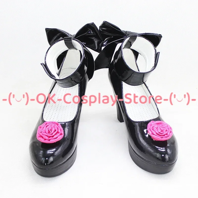 Anime Rozen Maiden Shinku Cosplay Shoes Reiner Rubin Cosplay Prop PU Leather Shoes Halloween Carnival Boots Custom Made