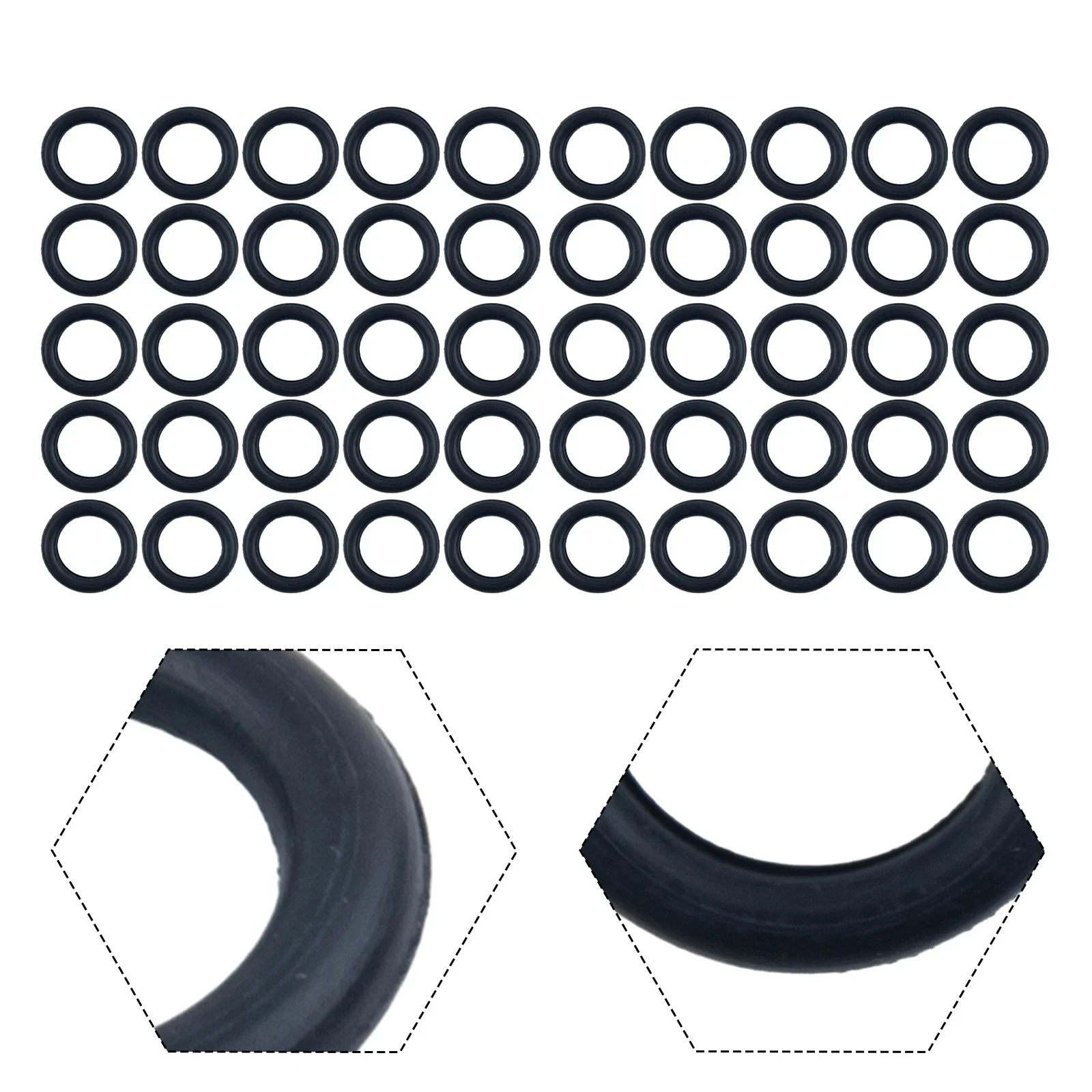 Início Jardim Melhoria Canalizações, Peças para ferramentas elétricas, 3/8 O-rings de borracha para lavadora de pressão Mangueira, desconexão rápida, 40pcs