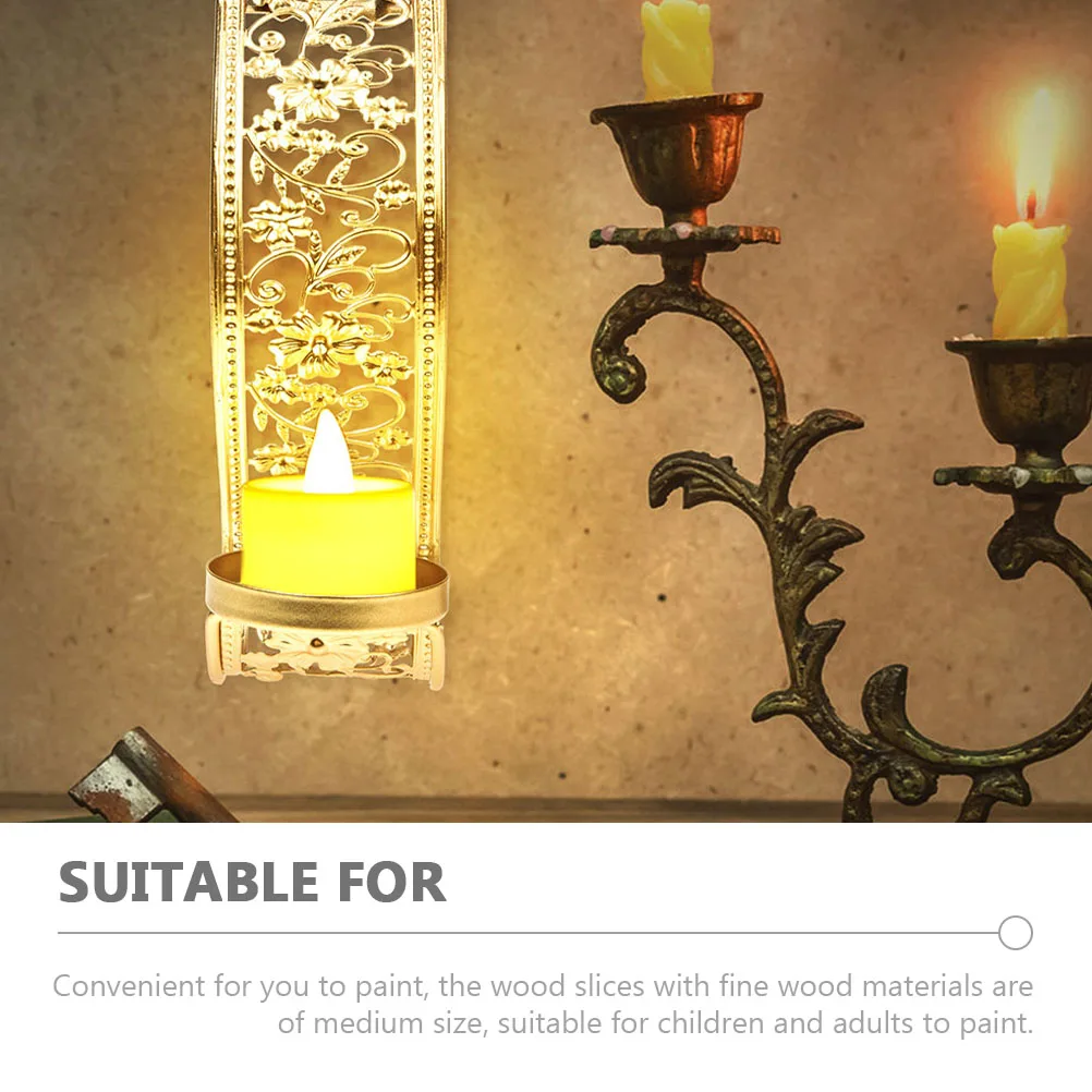 

Hollow Metal Wall Holder Decorative Sconce for Home Living Room Dining Room Elegant Atmosphere Pillar Candlestick