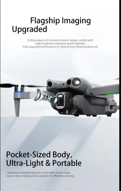Screen Obstacle Avoidance Brushless Drone 8K ESC Camera 5.6in Screen Remote Control Optical Flow Positioning WIFI FPV Quadcopter