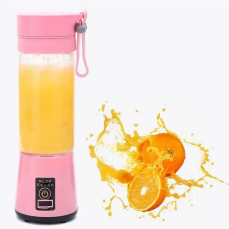 Espremedor elétrico portátil, Mini Blander de frutas, Home Multi Function Smoothie Maker, Máquina de liquidificadores recarregáveis USB, 380ml