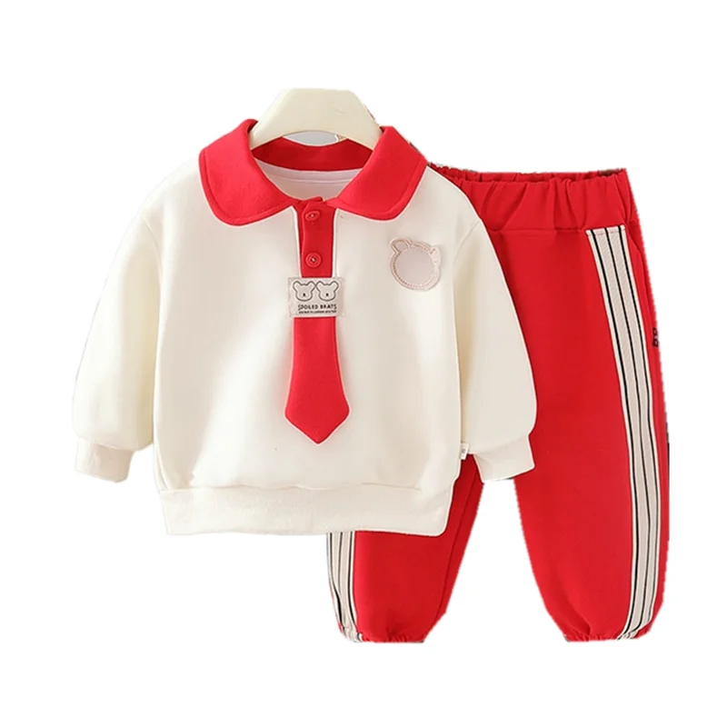 

New Spring Autumn Baby Girls Clothes Set Children Long Sleeved T-Shirt Pants 2Pcs/Sets Infant Casual Costume Kids Tracksuits