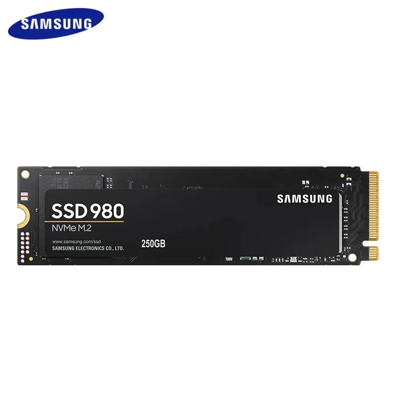 Imagem -02 - Samsung-disco Rígido Interno de Estado Sólido para Computador Ssd980 Nvme M.2 Pcie Gen 3.0x4 250gb 500gb 1tb Original