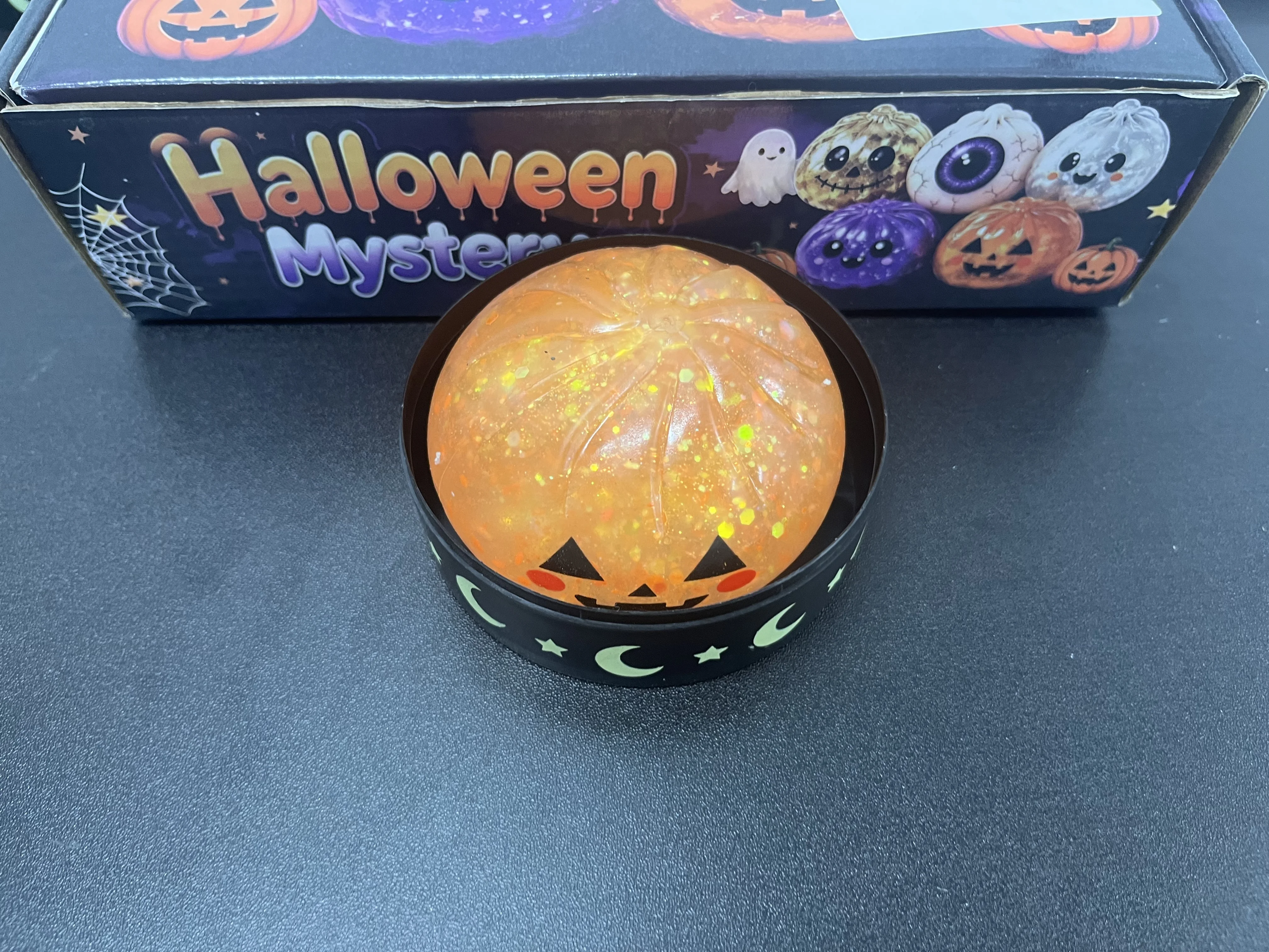 Halloween Ghost Squeeze Toy For Stress Relief Cross-Border Maltose Toy Grab And Play Gift Box Set In Stock Fun And Relaxing