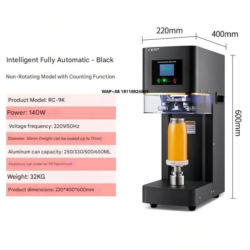 

Commercial Automatic Beverage Cup Sealing Machine for Milk Tea Juice Yogurt and Various Drink Sealing