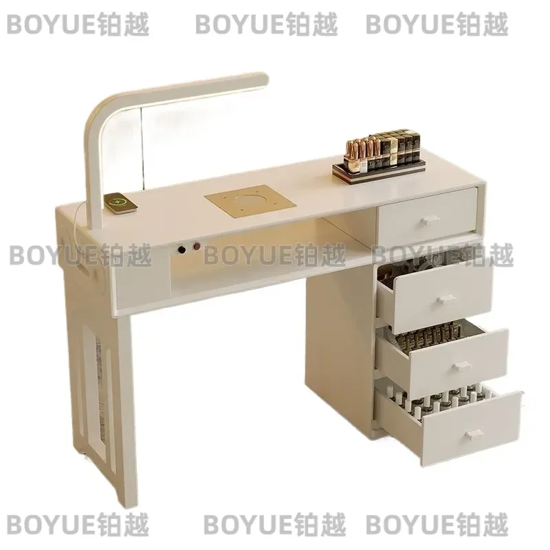 New multi-function manicure table with vacuum cleaner, wireless charging, light luxury commercial economic