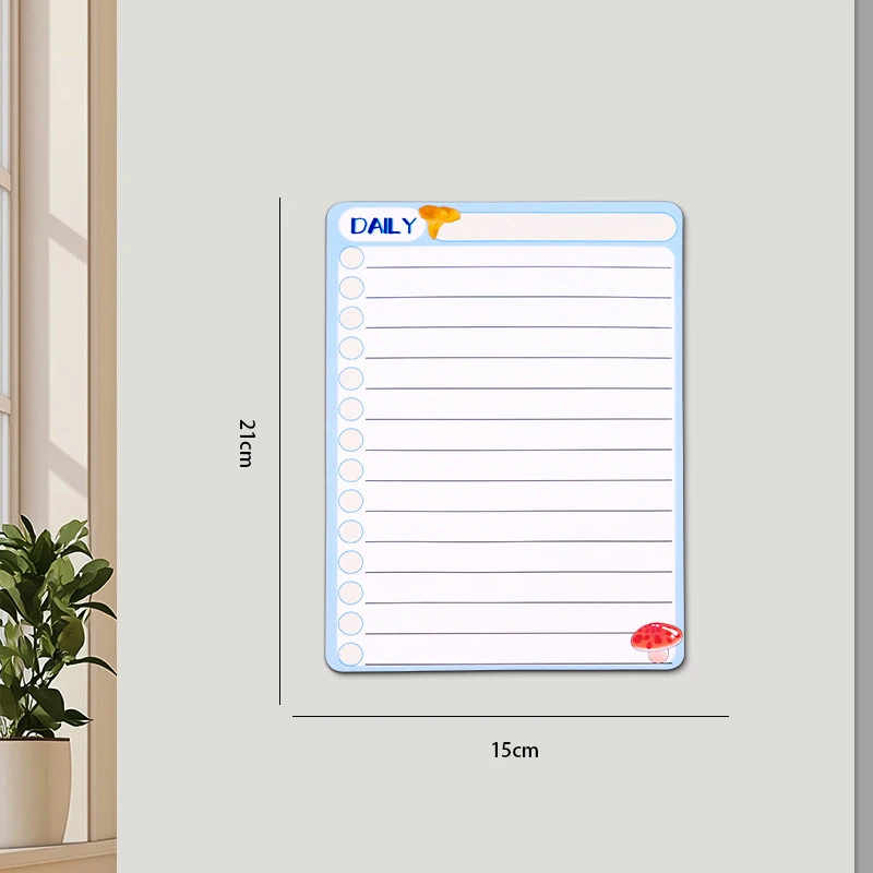 Magnetic Monthly Weekly Planner Calendar Table Dry Erase Whiteboard Blackboard Fridge Sticker Message Board