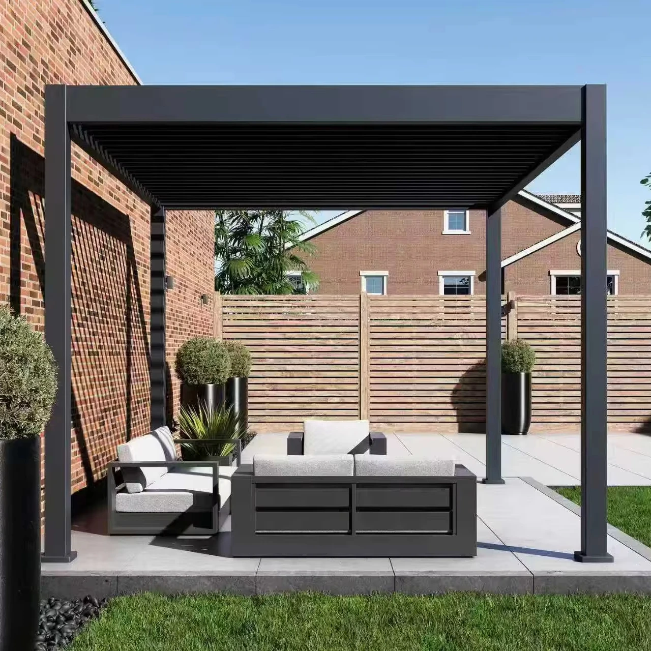 High-Quality, Cost-Effective Aluminum Alloy Gazebos Made , Suitable for Various Settings.