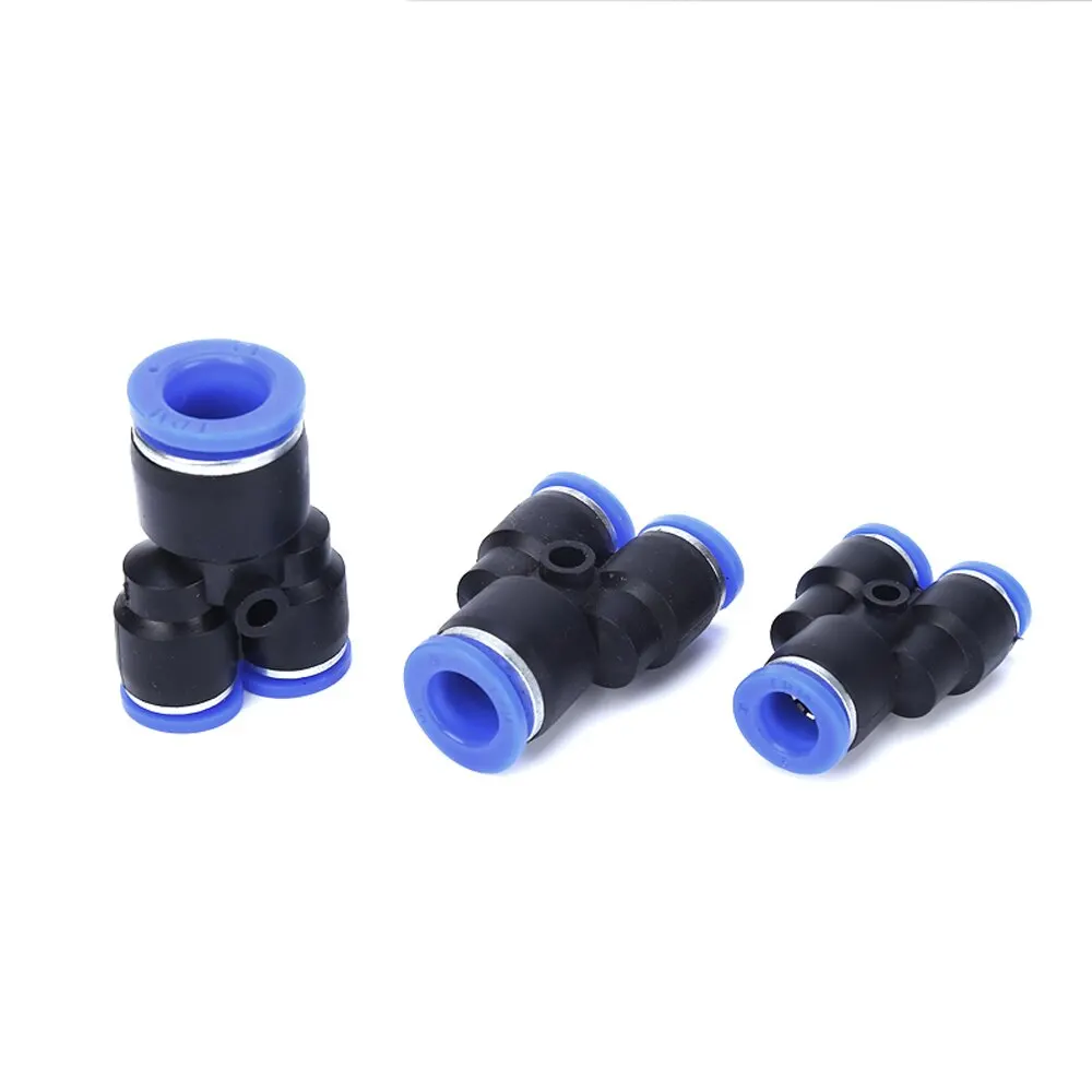 CHYF 3 Way Gas Pneumatic Fitting Plastic Connector PY/PYW4-6-8-10-12-14-16