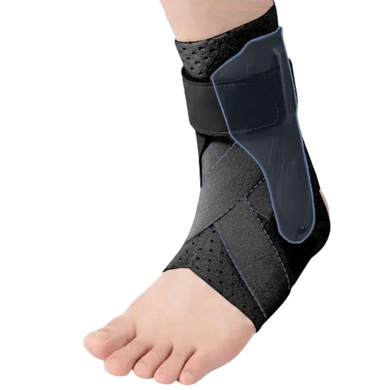 1PC Ankle Support Brace with Side Stabilizers Breathable Ankle Splint Protector for Sprained Ankle Volleyball Basketball Running