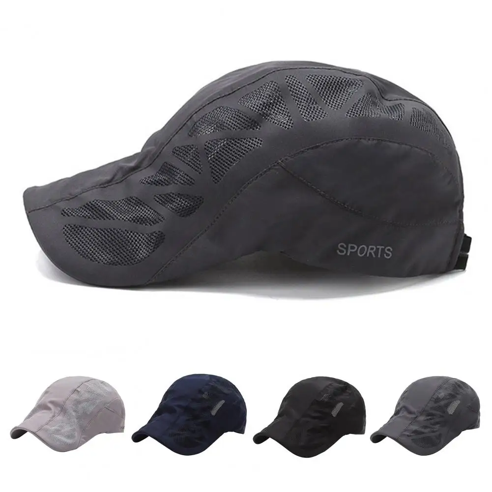 Gorra de correr de secado rápido Unisex, sombrero de sol transpirable para las cuatro estaciones, gorra de verano, gorras de malla ligeras para