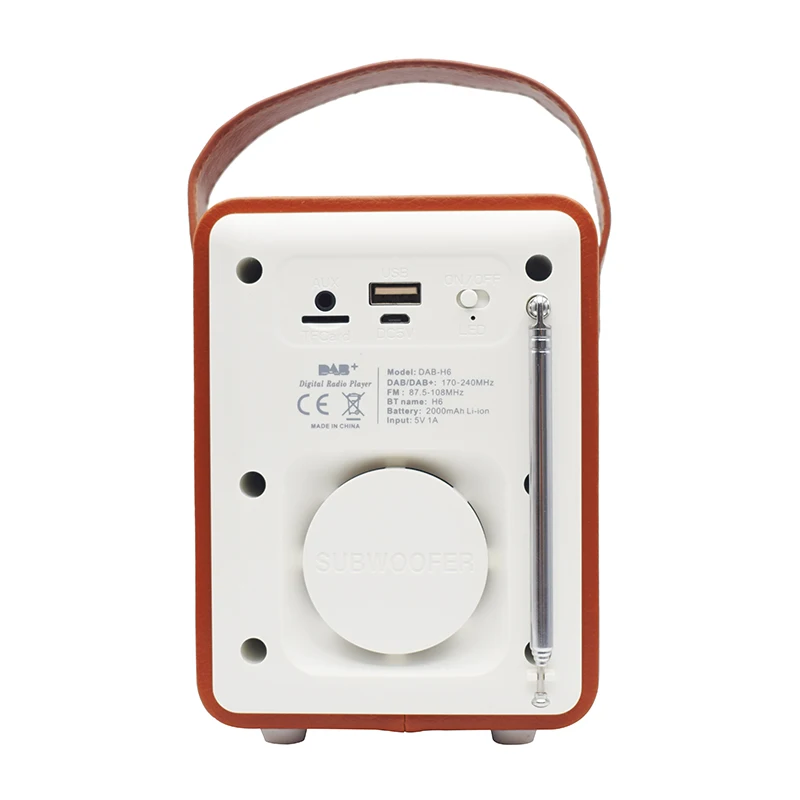 Griff Blue Tooth Wireless Lautsprecher FM DAB+ Digitaler Radioempfänger mit USB/TF/MP3-Player