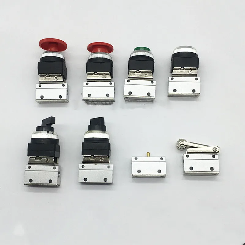 MOV-321 MOV-321R MOV-321PP MOV-321PPL MOV-321PB MOV-321EB MOV-321TB MOV-321LB Three Way Two Position Momentary Pneumatic Valve