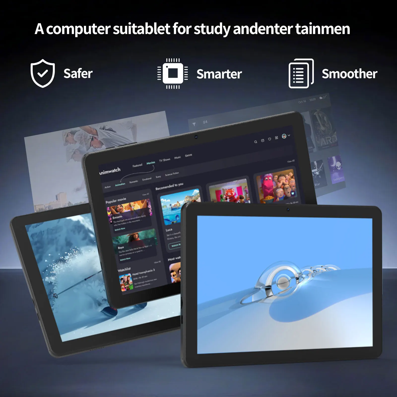 10 Inch Professional Tablette  15 T310 Strong CPU 2.0GHZ 20GB+128gb Tab PC Tablet  with Keyboard