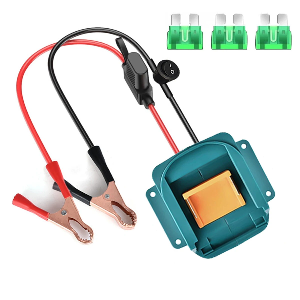 ignitor-e-cabo-auxiliar-de-partida-para-bateria-makita-18v-com-fusivel-e-interruptor-–-kit-de-energia-de-emergencia-para-carros-bl1830-bl1840-bl1850-bl1860