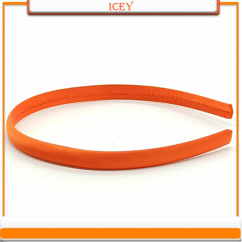 Icey Beauty 1pc Hairband 10MM Cloth Plastic Headband Color Ding Cloth Headband Candy Colored Headband