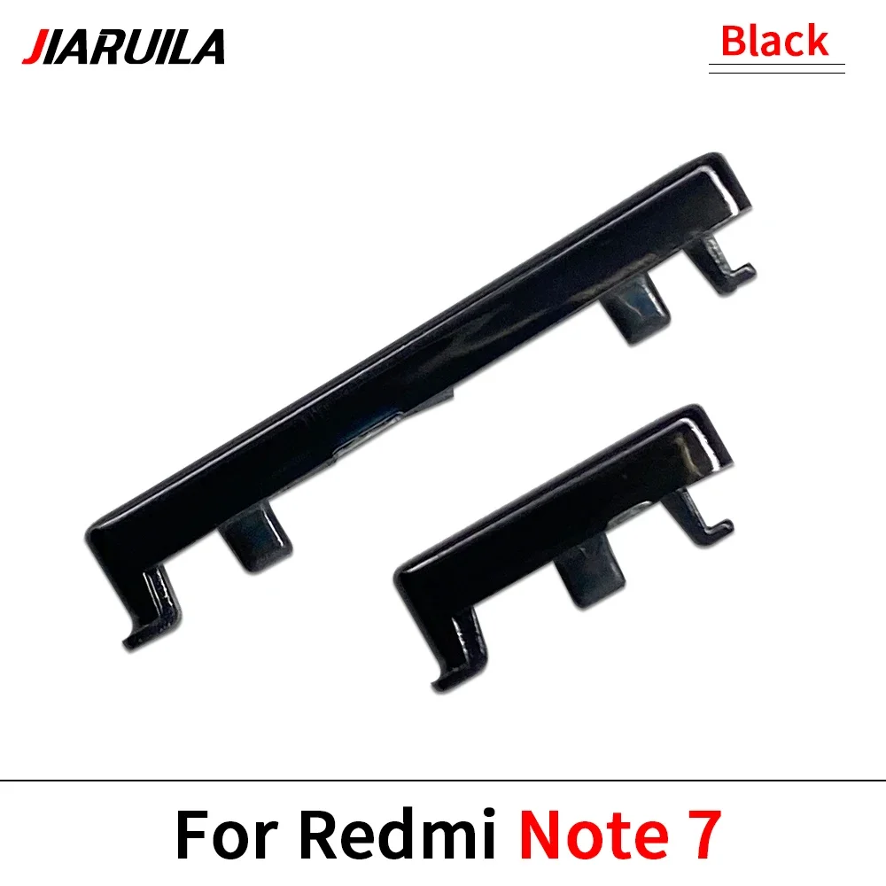 SIde Volume Button + Power ON / OFF Buttton Key Set Replacement Part For Xiaomi Redmi Note 7 8 9 Pro 9S