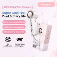 MOVESPEED | Quạt Sạc Dự Phòng 2 Trong 1 10000mAh Gió Mạnh Di Động USB Quạt Mini Im Lặng Gấp Gọn Du Lịch Bàn Làm Việc Cho Văn Phòng Nhà
