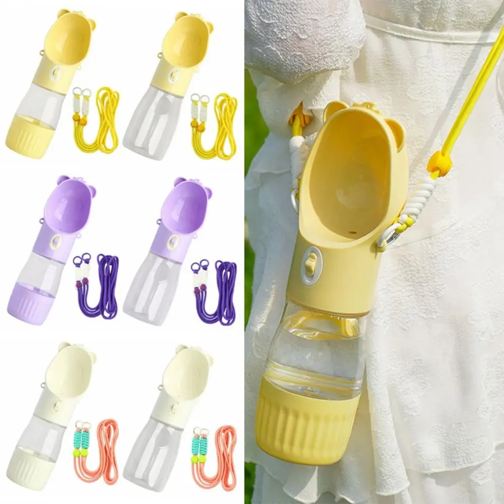 

2 in 1 Dog Water Bottle Leak Proof Lightweight Drinking Cup for Puppy Durable Reusable Cats Water Feeder Bowls Pet Supplies