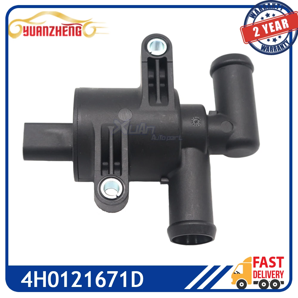 Zawór elektromagnetyczny kontroli nagrzewnicy Hvac do AUDI A1 A3 A4 A5 A6 A7 A8 Q3 Q5 C7 Q7 TT RS6 RS7 4H 0121671 B 4H 0121671 D