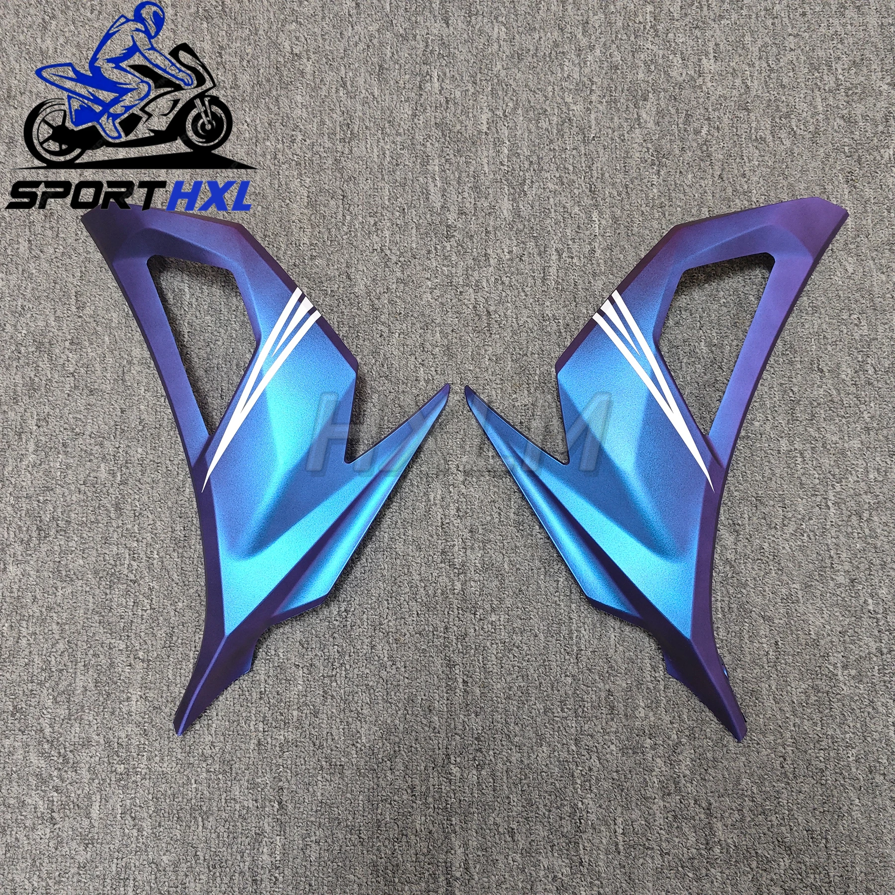 

Fit for Kawasaki Ninja 400 2019-2022 body kit with new ABS all motorcycle hood front mudguard, left and right side panel fairing