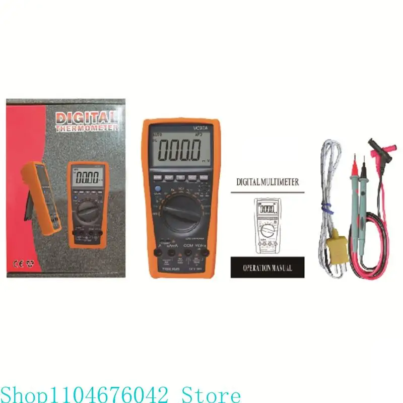 

Upgraded Digital Multimeter Measures AC/DC Voltage AC/DC Current Measures Capacitance 1000V DMM Temperature Detector