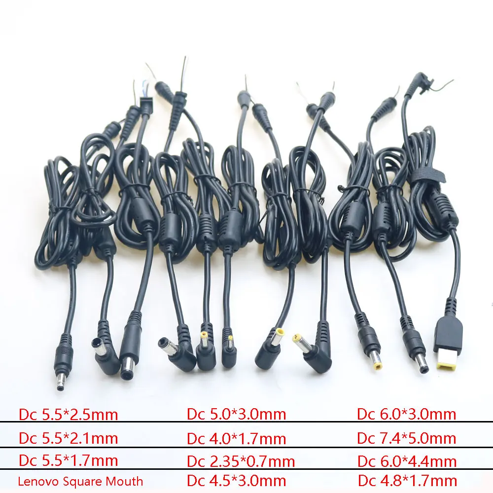 1PC DC Power Cable Cord Connector DC Plug Charger Adapter Power Supply Cable for Samsung HP Dell Toshiba Asus Acer Lenovo