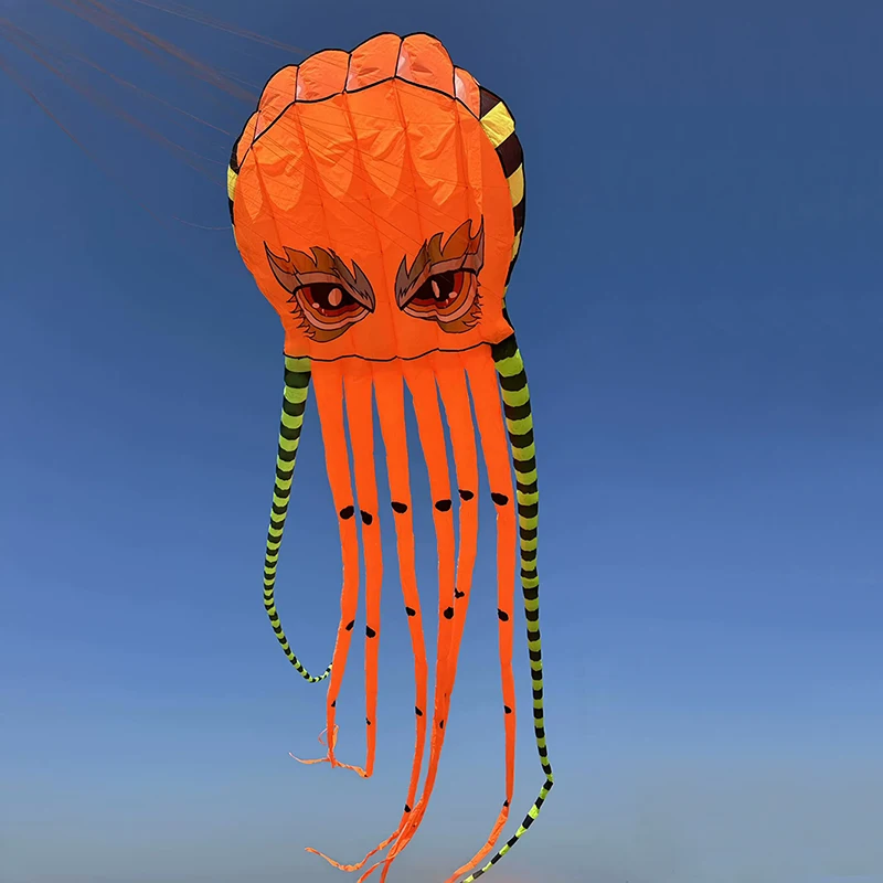 9KM 8m oude octopus vliegerlijn wasgoed opblaasbare showvlieger voor vliegerfestival beste ripstop nylon met tas (accepteer groothandel)