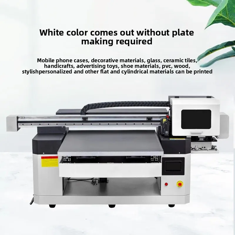 Plastic PVC Acrylic Card PrintingSmall 6090uv Tablet Printer, Mobile Phone Case, Crystal Label, Refrigerator Sticker,