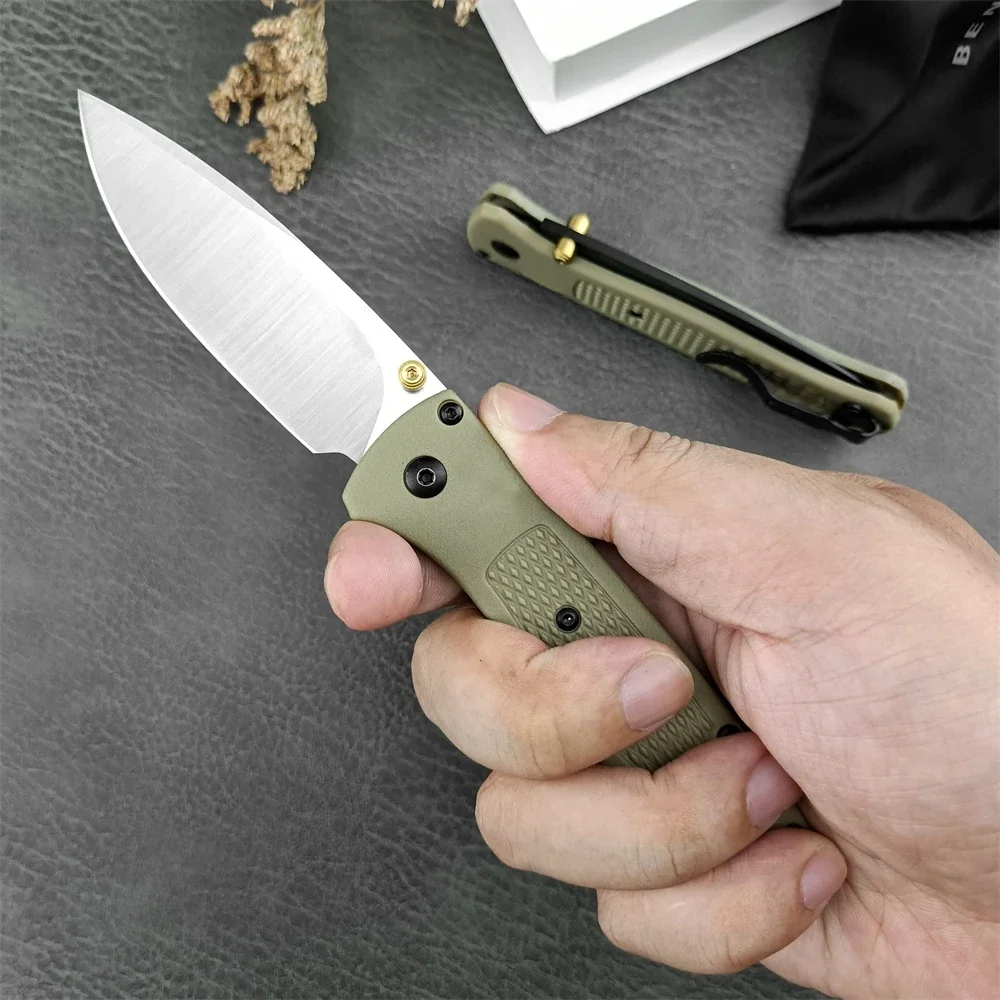 BM 535 Pocket Folding Knife CPM-20CV Blade Reinforced Nylon Fibers Handle High Quality Outdoor Camping Hiking EDC Tools