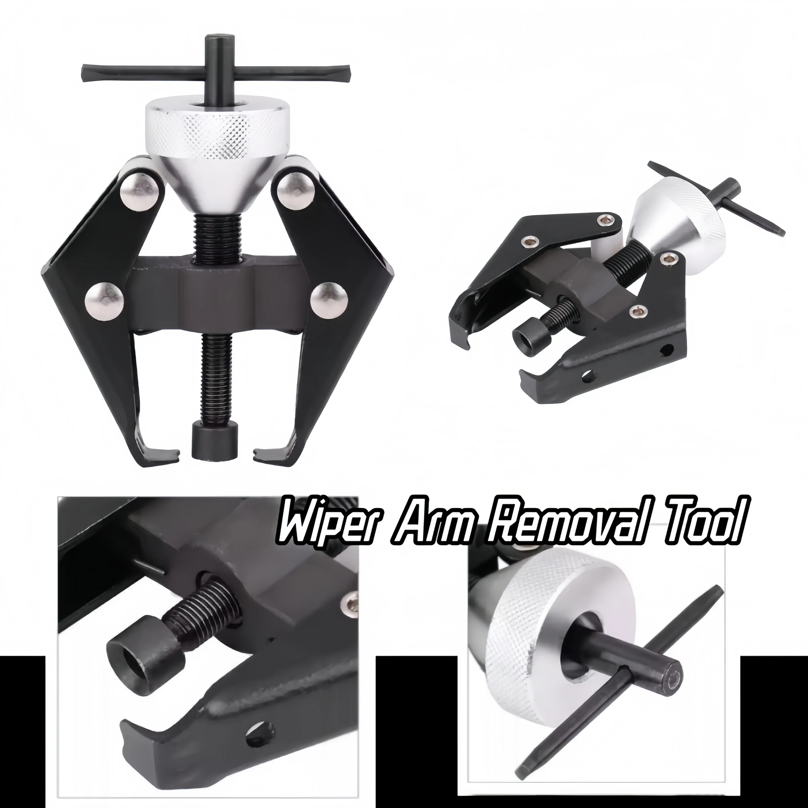 Сверхмощный профессиональный регулируемый инструмент для снятия рычага стеклоочистителя 6-28 мм, съемник для диагностики автомобильного ремонта