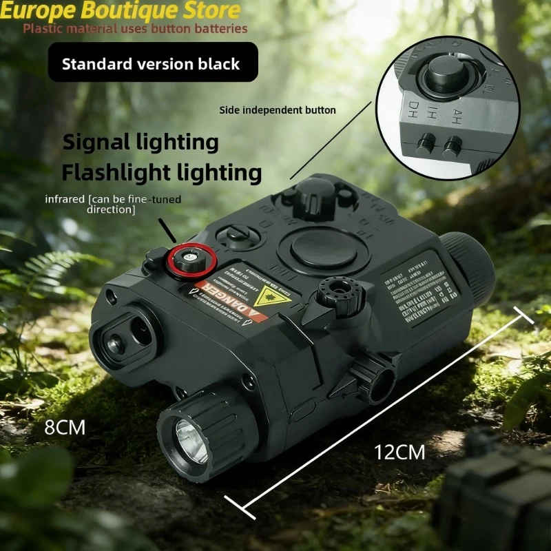 

New PEQ15 Laser Box Flashlight Multi-Functional 20mm Rail Tactical Accessory For Toy Airsoft Guns Hunting CS Field Game