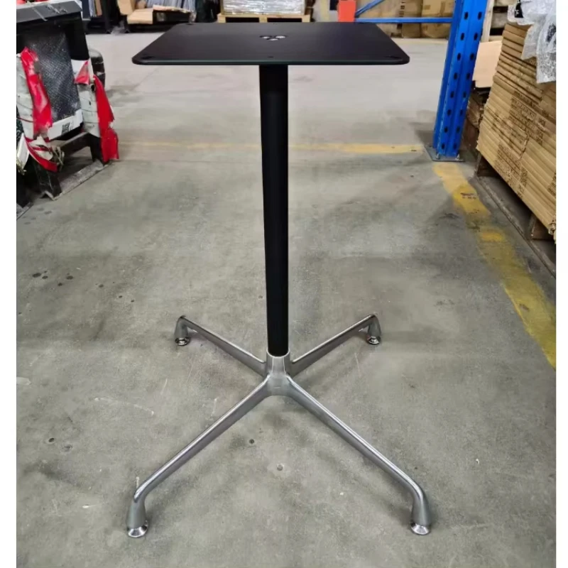 

Restaurant Round Cross Black Cast Iron Coffee Table Base Legs