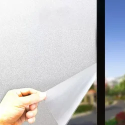 2/3/5 Meters Matte Window Film Privacy Protection Self Adhesive Film Vinyl for Glass Frosted Window Stickers Heat Insulation