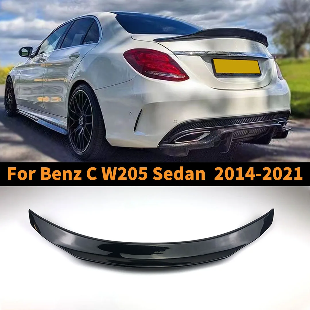 موزع ذيل الجناح الخلفي ، ناشر ، طقم هيكل ، ديكور لمرسيدس بنز C W205 و C63 C43 AMG 4Door-