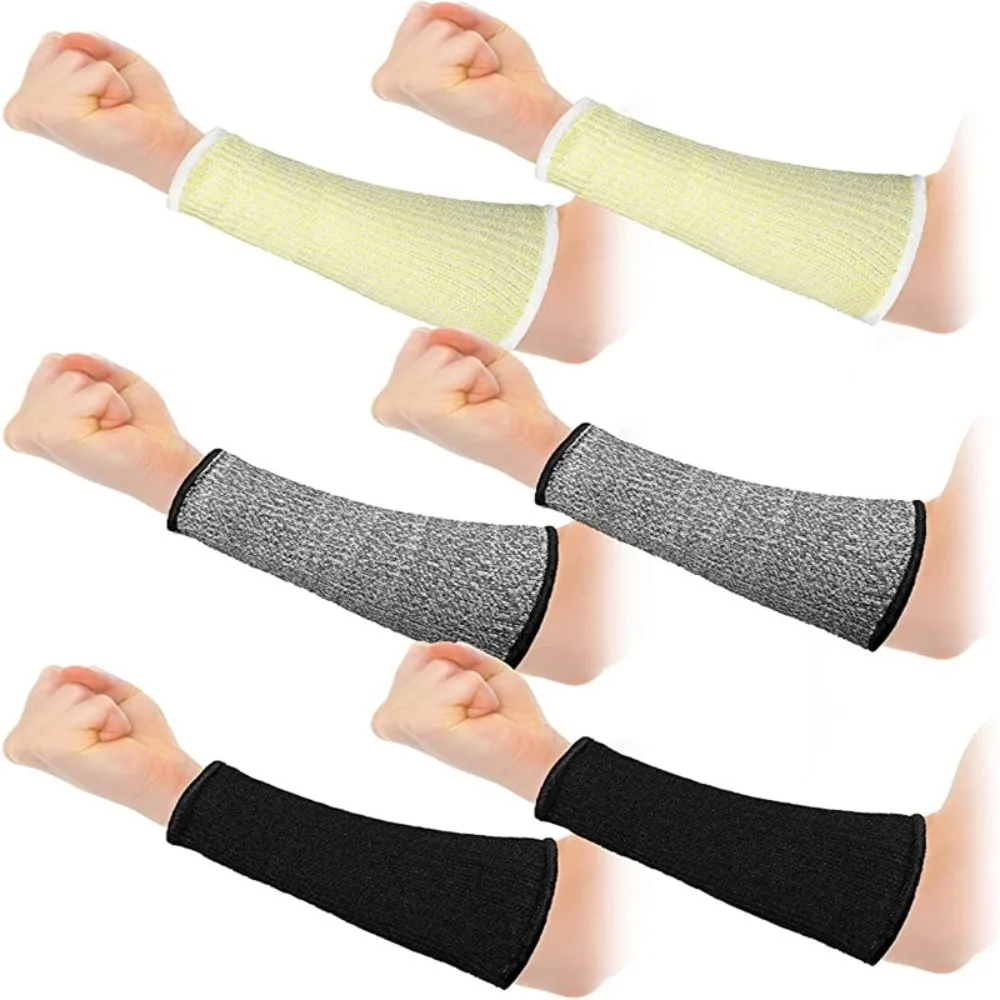 Outdoor Camping Level 3-5 Colorful Cut Resistant Arm Sleeves - Anti-Scratch & Anti-Slash Protective Sleeves for Elbow