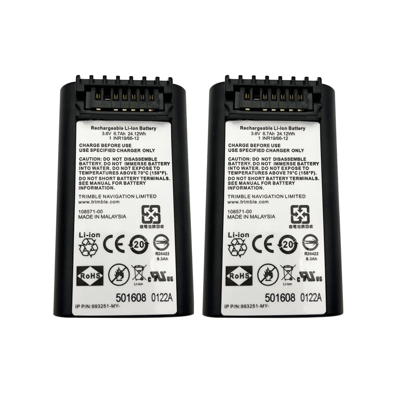 2PCS Nivo 2M / 2C Li-ion Battery For Nikon Total Station Trimble M3 BATTERY For Trimble Total Stations 3.6V 6700mAh