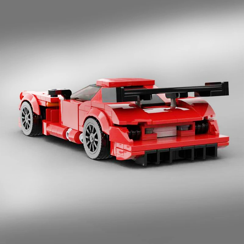 357 pièces vente chaude Moc course technique violet supercar modèle bricolage blocs de construction briques jouets enfants assemblage éducatif cadeau