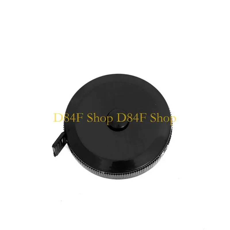 D84F Black 2M Measuring Tape Metric For Tailoring Home Projects