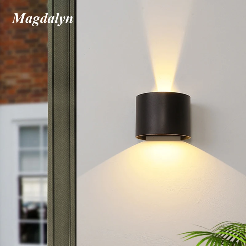 Magdalyn Sensor Internal Wall Lamp Modern Home Decor Led Aluminum Elegant Outdoor Sconce Nordic Fixture Waterproof Outside Light