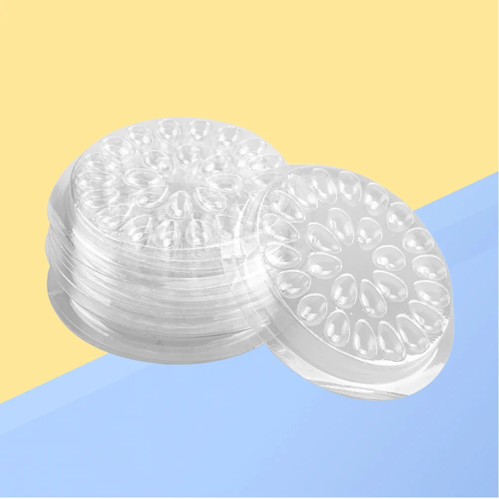 

10Pcs Eyelash Glue Tray Transparent Extension Gasket Pallet Fast Harden Waterproof Adhesive Stickers Suitable for Home