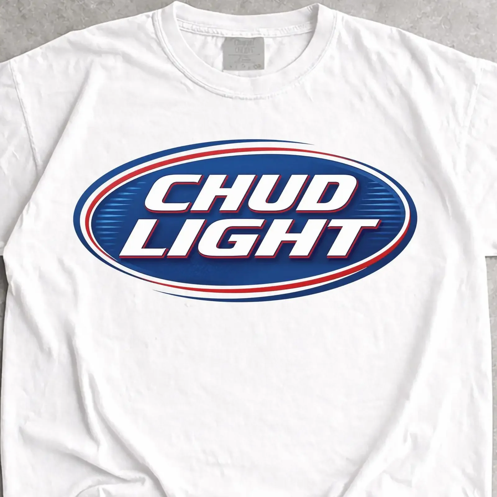 Chud Light Funny Meme T Shirt Vintage Retro Trendy Summer Casual Top Mother's Day for Him Her vintage Washed Slightly