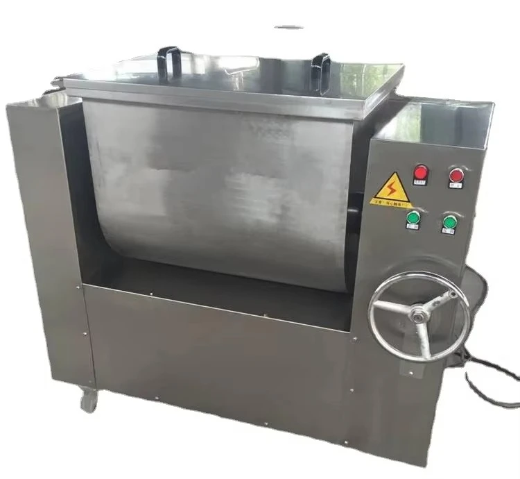 Mezcladora de relleno de carne comercial, mezclador de llenado de carne profesional eléctrico de 50l